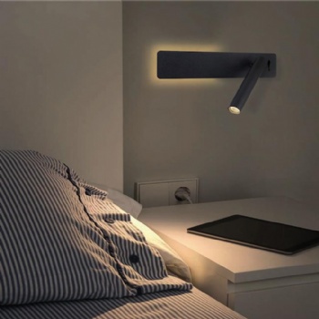 Rotatable reading lamp